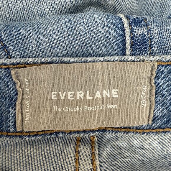 Everlane Jeans Women's 25 (2) The Cheeky Bootcut Crop Preppy Normcore Baggy - Picture 7 of 14